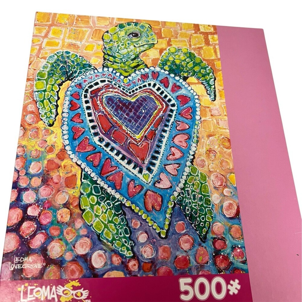 Leoma Lovegrove Sea Heart Leoma Lovegrove 500 Piece Jigsaw Puzzle 18x24